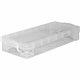 Advantus Super Stacker Pencil Box - External Dimensions: 8.5" Width x 4" Depth x 1.6" Height - Stackable - Plastic - Clear - For