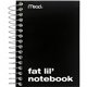 Mead Fat Lil' Notebook - 200 Sheets - Wire Bound - 4" x 5 1/2" - White Paper - AssortedCardboard Cover - Perforated - 1 Each