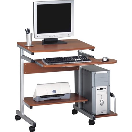 Mayline Eastwinds 946 Portrait PC Desk Cart - 19.25" Table Top Length x 36.50" Table Top Width - Business Environment - Assembly