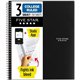 Five Star College Ruled 3 - subject Notebook - Letter - 150 Sheets - Wire Bound - College Ruled - Letter - 8 1/2" x 11" - BlackK