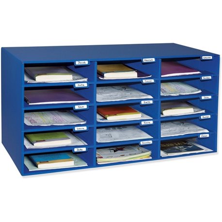 Classroom Keepers 15-Slot Mailbox - 15 Compartment(s) - Compartment Size 3" x 12.50" x 10" - 16.4" Height x 31.5" Width x 12.9" 