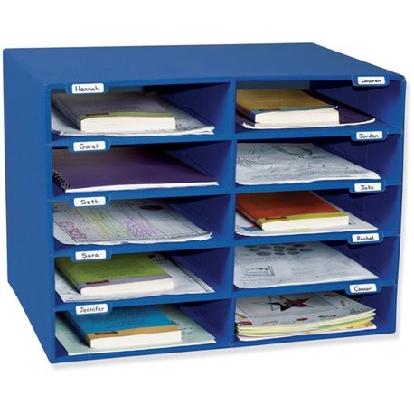 Classroom Keepers 10-Slot Mailbox - 10 Compartment(s) - Compartment Size 3" x 12.50" x 10" - 16.6" Height x 21" Width x 12.9" De