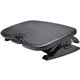 Safco RestEase Adjustable Footrest - 3.25" - 5" Adjustable Height - Black, Silver