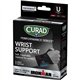 Curad Universal Wraparound Wrist Supports - Black - Neoprene - 1 Each