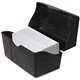 Advantus Index Card Holder - Plastic - 1 Each - Black