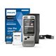 Philips Pocket Memo Voice Recorder (DPM6000) - microSD, microSDHC Supported - 2.4" LCD - DSS, MP3, WAV - Headphone - Portable