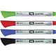 Quartet Premium Glass Board Dry-erase Markers - Fine Marker Point - Black, Blue, Red, Green Liquid Ink - 4 / Pack