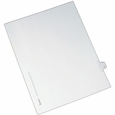 Avery Alllstate Style Individual Legal Dividers - 25 x Divider(s) - Side Tab(s) - 6 - 1 Tab(s)/Set - 8.5" Divider Width x 11" Di