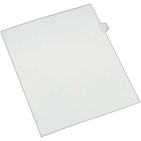 Avery Alllstate Style Individual Legal Dividers - 25 x Divider(s) - Side Tab(s) - 7 - 1 Tab(s)/Set - 8.5" Divider Width x 11" Di