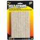 Scratch Guard Self-Adhesive Felt Strips - 16 Pad of 0.50" Length x 5.87" Width - Rectangle - Self-adhesive - Beige - Polyester F