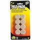 Scratch Guard Self-Adhesive Felt Circles - 16 Pad of 1" Diameter - Circle - Self-adhesive - Beige - Polyester Felt - 16/Pack