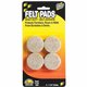 Scratch Guard Self-Adhesive Felt Circles - Circle - Self-adhesive - Beige - Polyester Felt - 8/Pack