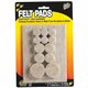 Scratch Guard Felt Pads - Combo Pack - 12 Pad of 0.75" Diameter, 8 Pad of 1" Diameter, 4 Pad of 1.50" Diameter - Circle, Rectang