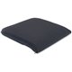 The ComfortMakers Deluxe Seat/Back Cushion - Hook Mount - Black - Polyurethane, Memory Foam - 1 Each