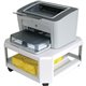 Mead Hatcher Master Products Mobile Steel Printer Stand - 75 lb Load Capacity - 2 x Shelf(ves) - 8.5" Height x 17.8" Width x 17.