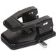 Master MP250 Hole Punch - 2 Punch Head(s) - 40 Sheet of 20lb Paper - 9/32" Punch Size - Round Shape - 13.8" x 12.5" x 9.5" - Bla