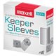 Maxell CD/DVD Keeper Sleeves - Clear (50 Pack) - Sleeve - Plastic - Clear