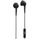 Maxell Jelleez Earset - Stereo - Wired - 20 Hz - 23 kHz - Earbud - Binaural - Outer-ear - 3 ft Cable - Black