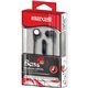 Maxell B-13 199621 Earset - Wired - Earbud - Black