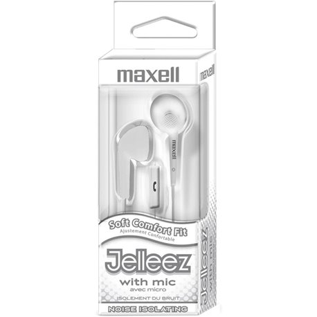 Maxell Jelleez Earset - Earbud - White