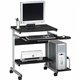 Mayline Eastwinds 946 Portrait PC Desk Cart - For - Table TopAnthracite Top - 19.25" Table Top Length x 36.50" Table Top Width -