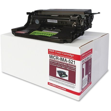 microMICR Remanufactured LEX MS810 MICR Toner Cartridge - Laser Print Technology - 1 Each - Black