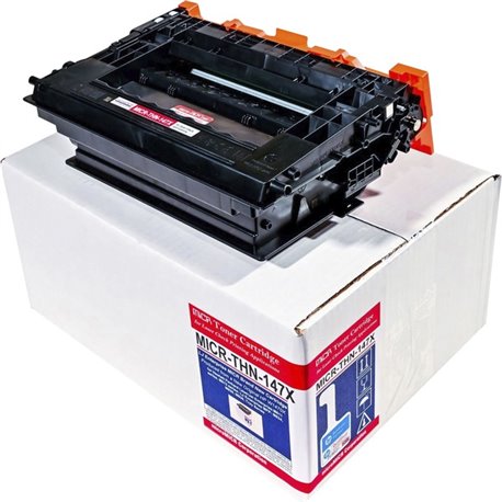 microMICR MICR High Yield Laser Toner Cartridge - Alternative for HP 147X - Black - 1 Each - 25200 Pages