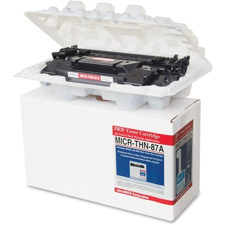 microMICR MICR Toner Cartridge - Alternative for HP 87A - Laser - 9000 Pages - Black - 1 Each