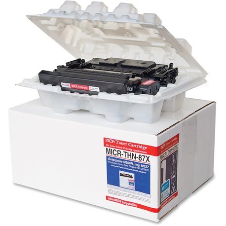 microMICR MICR Toner Cartridge - Alternative for HP 87X - Laser - 18000 Pages - Black - 1 Each