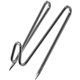 Advantus Panel Wall Wire Hooks - for Calendar, Notes, Memo, Wall, Cubicle, Key - Silver - 25 / Pack