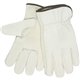 MCR Safety Leather Driver Gloves - Large Size - Beige - 2 / Pair