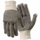 MCR Safety Poly/Cotton Large Work Gloves - Dirt, Debris Protection - Large Size - For Right/Left Hand - White - Elastic Wrist, K