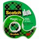 Scotch Dispensing Matte Finish Magic Tape - 18.06 yd Length x 0.75" Width - 1" Core - Permanent Adhesive Backing - Dispenser Inc