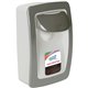 Kutol Designer Series Manual Dispenser - Manual - 1.27 quart Capacity - Durable, Push Button - White, Gray - 1Each