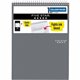 Mead 1-Subject Notepad - 100 Sheets - Wire Bound - 8 1/2" x 11" - White Paper - Assorted Laminated Plastic Cover - Perforated - 