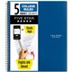 Mead Five-Star Wirebound 5-Subject Notebook - 200 Sheets - Wire Bound - 11" x 8 1/2" - White Paper - Assorted Cover - Pocket, St