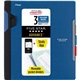 Mead College Ruled Subject Notebooks - 150 Pages - Spiral - 11" x 10.1" - AssortedPlastic Cover - Tab, Divider, Durable, Subject