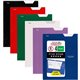 Mead Pocket Folder - 4 Internal Pocket(s) - Assorted - 6 / Pack