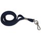 Advantus J-Hook Deluxe Lanyard - 24 / Box - 36" Length - Blue - Nylon, Cotton, Metal