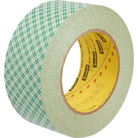 Scotch Double-Coated Paper Tape - 36 yd Length x 2" Width - 6 mil Thickness - 3" Core - Kraft - Rubber Backing - Chemical Resist