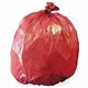 Medegen MHMS Red Biohazard Infectious Waste Liners - 7 to 10 gallons - 24" Width x 24" Length x 1.2mil Thickness - Red - 50 / Bo