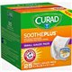 Curad SoothePlus Medium Non-stick Pads - 2" x 2" - 25/Box - White