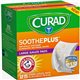 Curad SoothePlus Medium Non-stick Pads - 4" x 4" - 25/Box - White