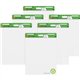 Post-it Flip-Chart Pad - 30 Sheets - Plain - Stapled - 18.50 lb Basis Weight - 25" x 30" - 35.80" x 25.2" x 1.8" - White Paper -