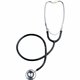 Medline Dual-Head Stethoscope - Latex-free - Black