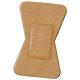 Medline Comfort Cloth Woven Finger Tip Bandage - 1.75" x 2" - 100/Box - Tan