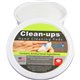 LEE Clean-ups Pre-moistened Hand Cleaning Pads - 2 Ply - Mild Floral - 3" Roll Diameter - White - Cloth - 60 Per Canister - 1 Ea