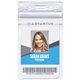 Advantus Vertical Resealable Badge Holder - Vertical - 50 / Pack - Clear