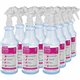 Midlab Sparkle Alcohol Fortified Glass+ Cleaner - Ready-To-Use - 32 fl oz (1 quart) - Clean Scent - 12 / Carton - Streak-free, F