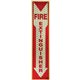 Miller's Creek Luminous Fire Extinguisher Sign - 1 Each - English - Fire Extinguisher Print/Message - 4" Width x 16.8" Height x 